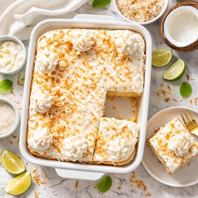 Image of Easy Coconut Cream Cake