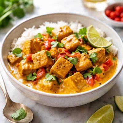 Image of Easy Coconut Curry Tofu