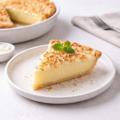 Image of Easy Coconut Custard Pie
