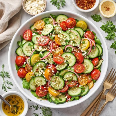 Image of Easy Cool Cucumber Salad