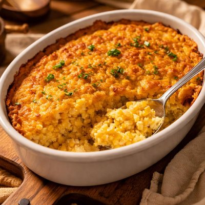 Image of Easy Cornbread Pudding