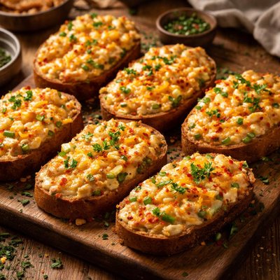 Image of Easy Crab Cheese Bread Appetizers
