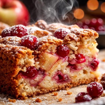 Image of Easy Cranberry Apple Cake
