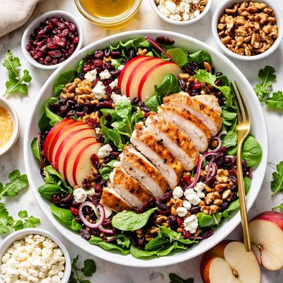 Image of Easy Cranberry Walnut Salad