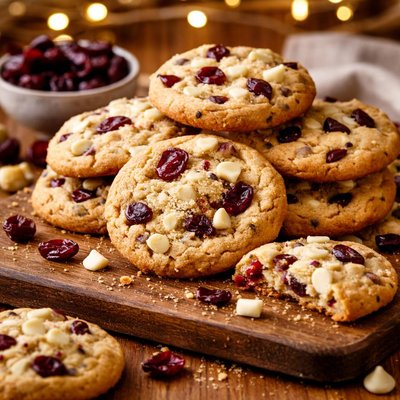 Image of Easy Cranberry White Chocolate Cookies