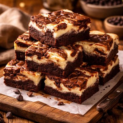 Image of Easy Cream Cheese Brownies