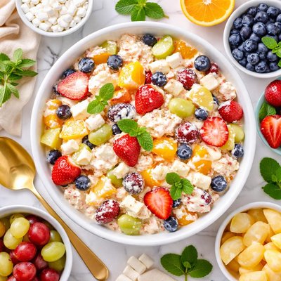 Image of Easy Creamy Fruit Salad