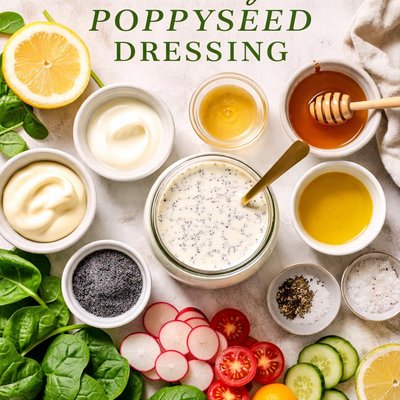 Image of Easy Creamy Poppyseed Dressing
