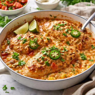 Image of Easy Creamy Salsa Chicken