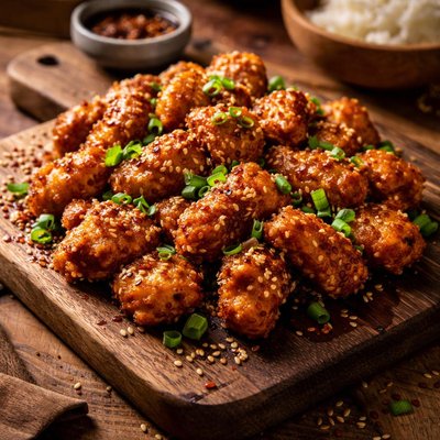 Image of Easy Crispy Sesame Chicken