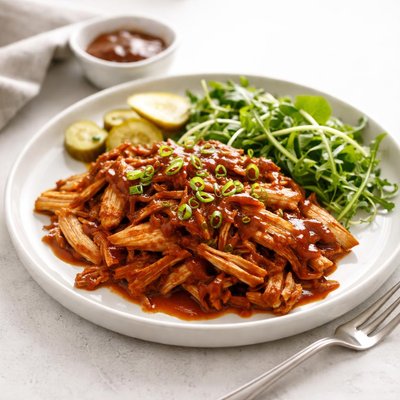 Image of Easy Crock Pot Barbecue Chicken