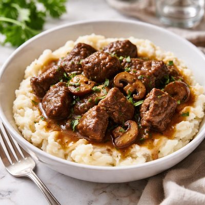 Image of Easy Crock Pot Beef Tips