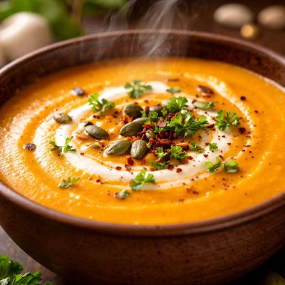 Image of Easy Crock Pot Pumpkin Soup