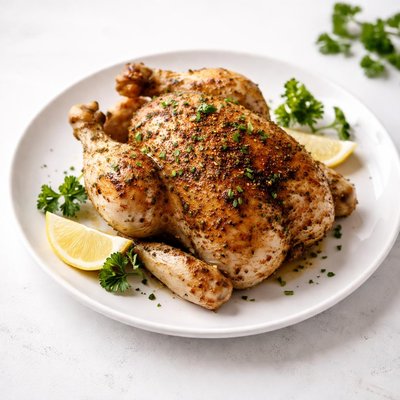 Image of Easy Crock Pot Rotisserie Chicken