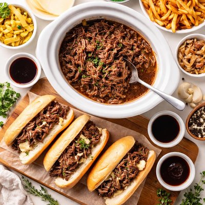 Image of Easy Crockpot French Dip