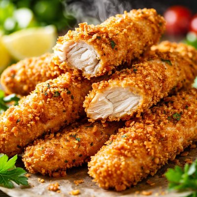 Image of Easy Crunchy Chicken Fingers