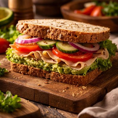 Image of Easy Crunchy Healthy Sandwich