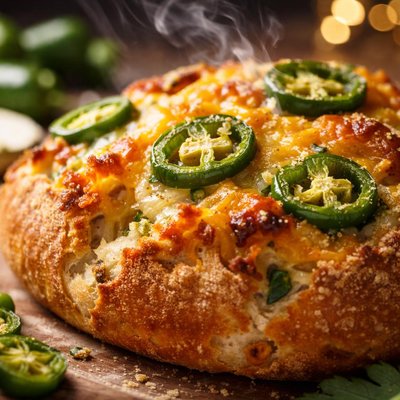 Image of Easy Crusty Jalapeno Cheese Bread Fantastico