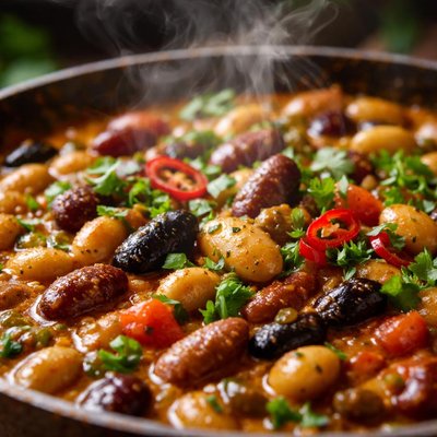 Image of Easy Curried Heirloom Beans