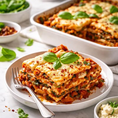 Image of Easy Dairy Free Veggie Lasagna
