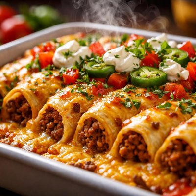 Image of Easy Delicious Taquito Bake