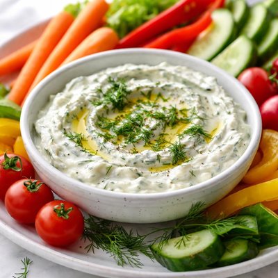 Image of Easy Dill Dip for Veggies Vegan