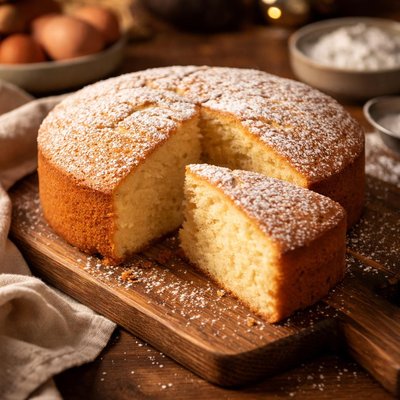 Image of Easy Eggless Sponge Cake