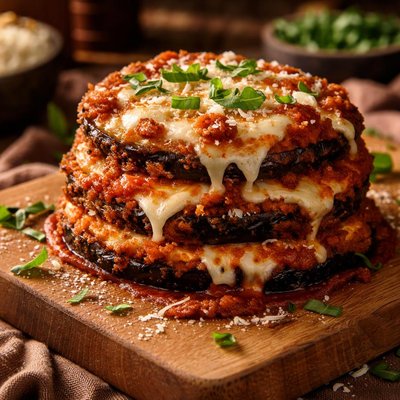Image of Easy Eggplant Aubergine Parmesan