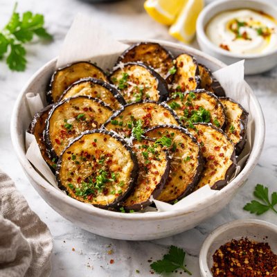Image of Easy Eggplant Chips