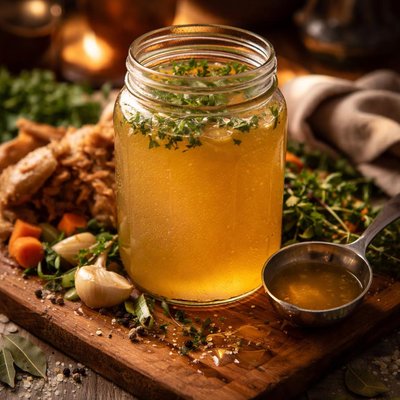 Image of Easy Electric Pressure Cooker Chicken Stock