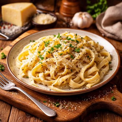 Image of Easy Fettuccine Alfredo