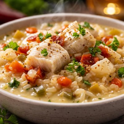 Image of Easy Fish Chowder N Rice