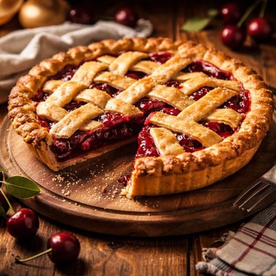 Image of Easy Fresh Cherry Pie