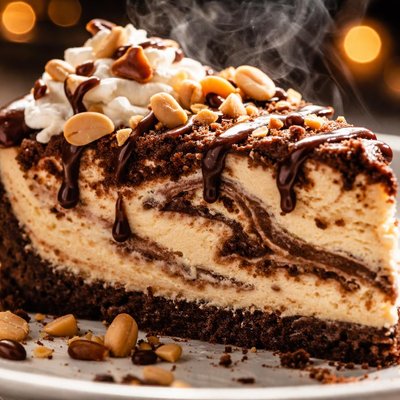Image of Easy Frozen Peanut Butter Chocolate Pie Lower Fat