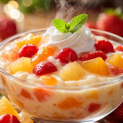 Image of Easy Fruit Cocktail Pudding