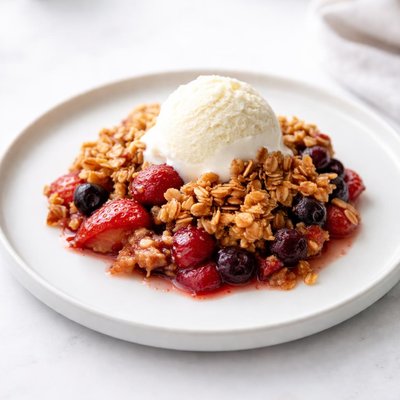Image of Easy Fruit Crisp Dump Cake