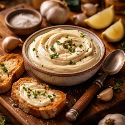Image of Easy Garlic Aioli Garlic Spread