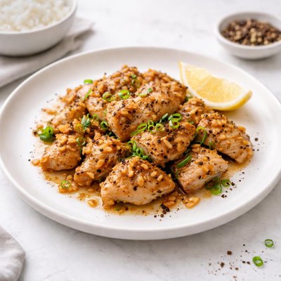Image of Easy Garlic Pepper Chicken
