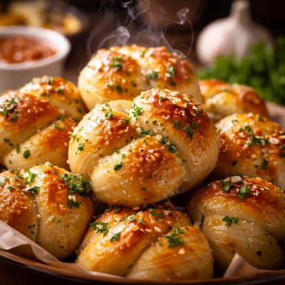 Image of Easy Garlic Salt Knots