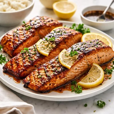 Image of Easy Glazed Grilled Salmon