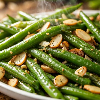 Image of Easy Green Beans with Almonds