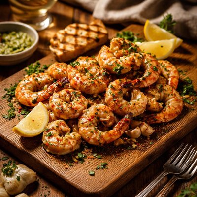 Image of Easy Grilled Shrimp Scampi
