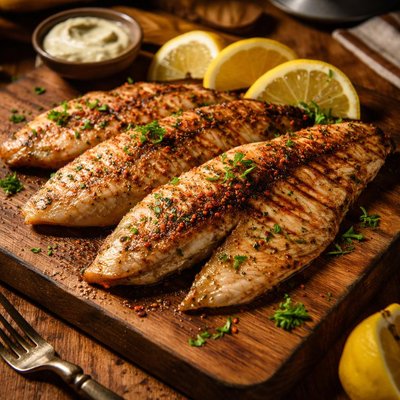 Image of Easy Grilled Tilapia Fillet