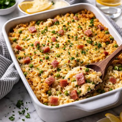 Image of Easy Ham Rice Bake