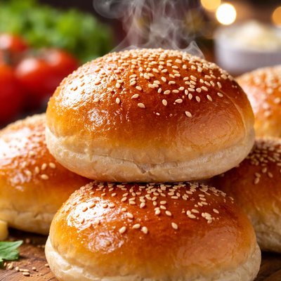 Image of Easy Hamburger Buns