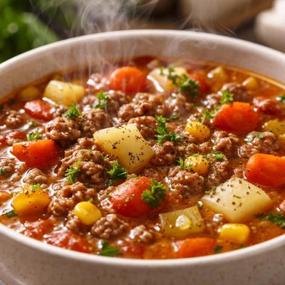 Image of Easy Hamburger Soup