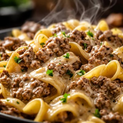 Image of Easy Hamburger Stroganoff