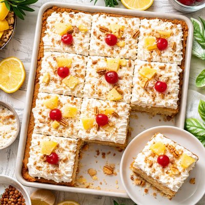 Image of Easy Hawaiian Cake with Icing