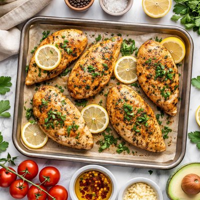 Image of Easy Healthy Baked Chicken Breasts