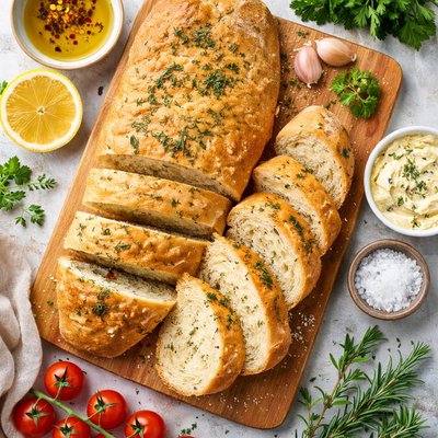 Image of Easy Herbed French Bread
